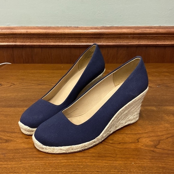 J Crew Canvas espadrille wedges AL003 - Picture 4 of 7